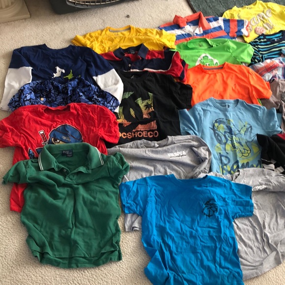 Boys shirt bundle 37 SHIRTS!!! - Picture 2 of 4